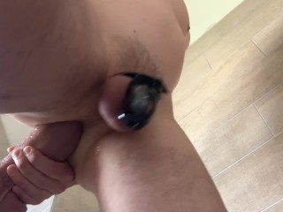 Lost count of nr of cumshots and pissgasms from huge toys prostate milking – Eric Sean