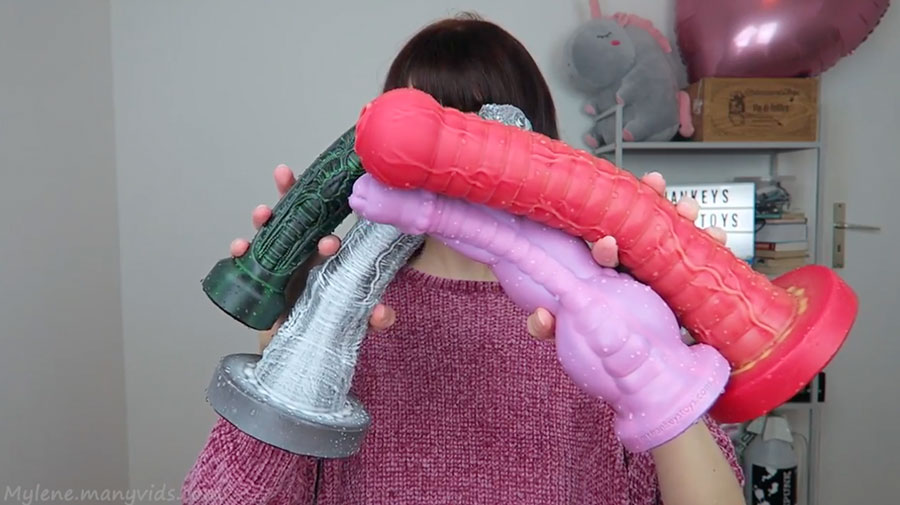 Mylene, Creative silicone dildos by HankeysToys